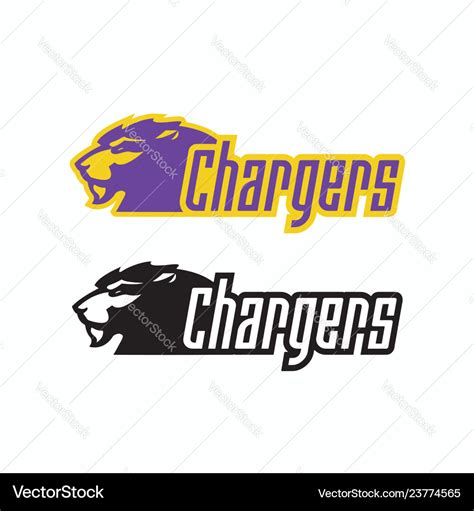 Chargers-logo-set Royalty Free Vector Image - VectorStock