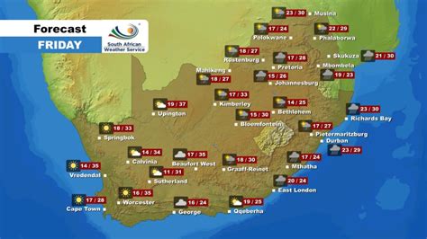 Weather Forecast - Friday, 03 February 2023 - eNCA