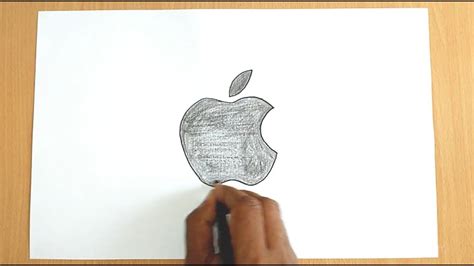 How to Draw the Apple Logo | Drawing apple, Apple logo, Draw logo