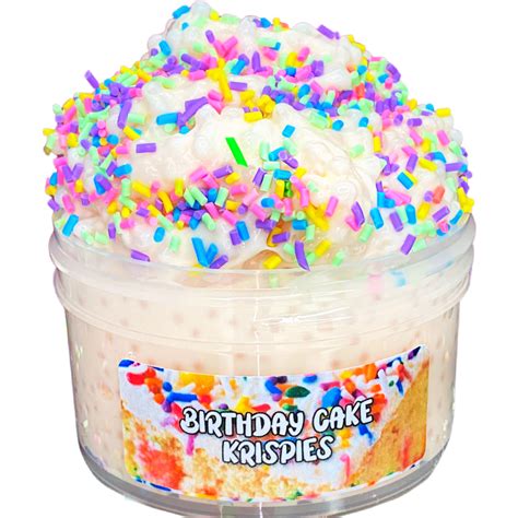 Birthday Cake Krispies Slime – Shop Nichole Jacklyne