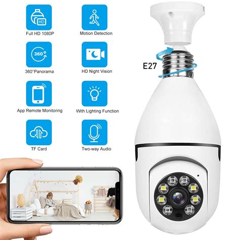 PLUSBRAVO Home Security Camera Wireless WIFI Outdoor Surveillance ...