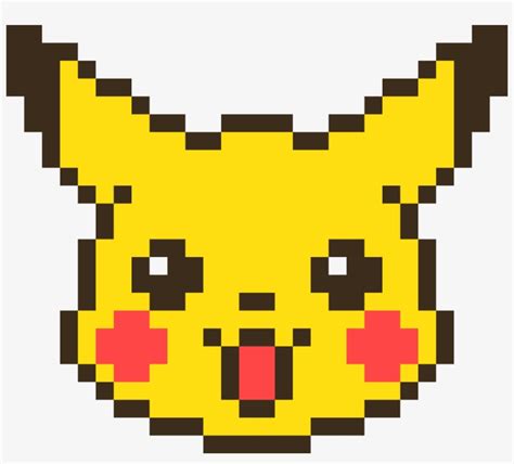 Pikachu - Pikachu Pixel Art Minecraft Easy Transparent PNG - 5600x4800 - Free Download on NicePNG