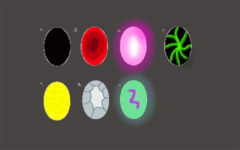 Dark Mythical Creature Egg Adoptables- Group 1 by SkyePhilosopher on ...