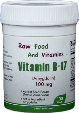 Vitamin B17: Buy B17 Amygdalin Online at Raw Food and Vitamins