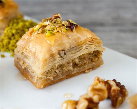 Lebanese Style Walnut Stuffed Baklawa #baklawa #ArabicSweets # ...