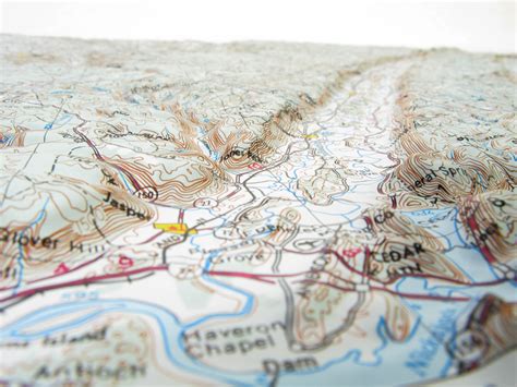 Chattanooga USGS Regional 3D Raised Relief Map | Relief map, Amazing ...