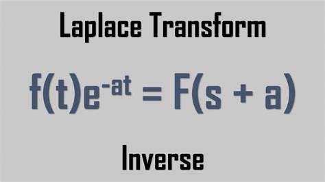 Inverse Laplace Transform Formula and Simple Examples – Wira Electrical