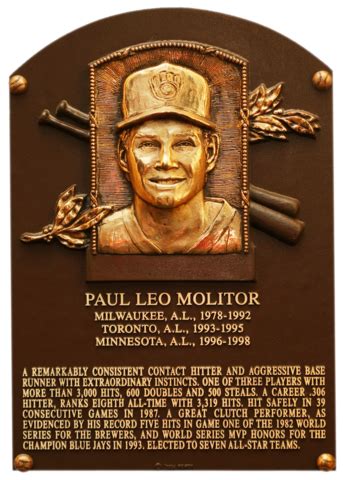 Molitor, Paul | Baseball Hall of Fame