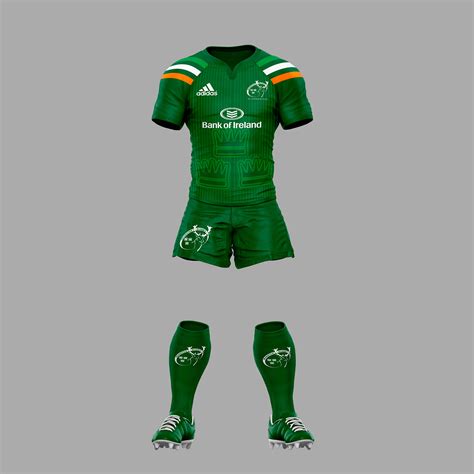 MUNSTER rugby 8 KIT REDESIGN on Behance