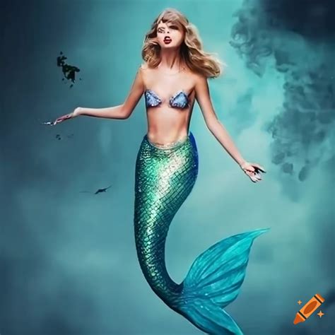 Taylor swift as a mermaid on Craiyon