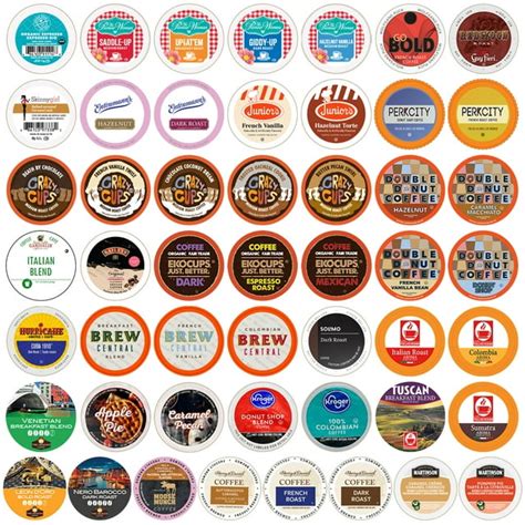 Perfect Samplers Coffee Pods Variety Pack, 50 Count for Keurig K Cups ...