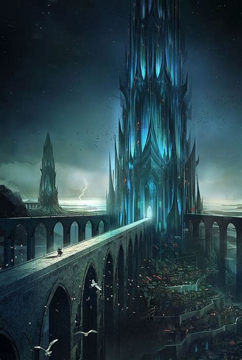 Glass City | Fantasy landscape, Fantasy city, Fantasy castle