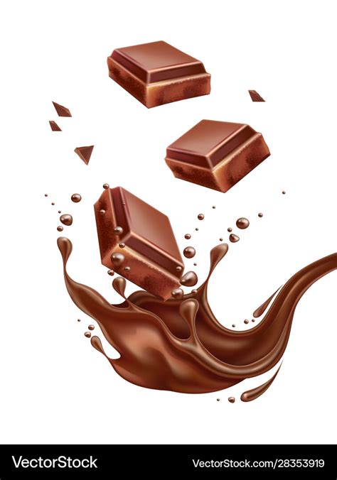 Realistic Chocolate Bar Package Template Vector Premi - vrogue.co