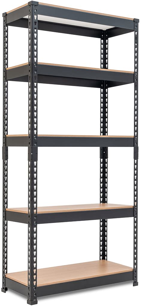 Buy HOMEDANT 28"W x 12.3"D x 59.5"H 5-tier Boltless Metal Shelving Unit ...