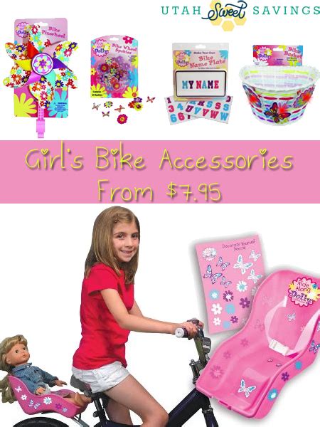 Girl’s Bike Accessories from $7.95! Spokies, Baskets, Doll Seat, More! – Utah Sweet Savings