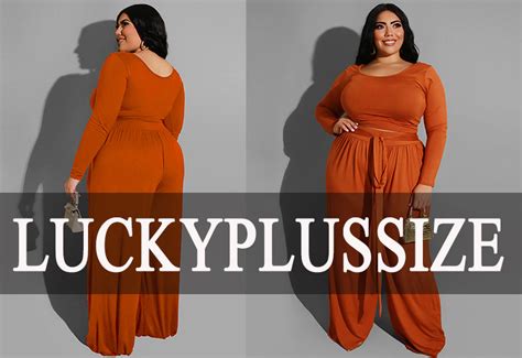 Knitted Activewear For Plus Size Women – LuckyPlusSize