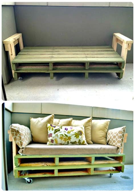 20 DIY Pallet Sofa Plans Step by Step Instructions - DIYnCrafty