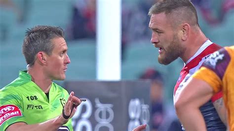 NRL news, Jared Waerea Hargreaves unleashes epic spray on referee after apparent Ofahengaue knee