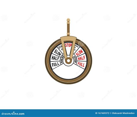 Telegraph Machine Isolated on White Background. Vector Illustration ...