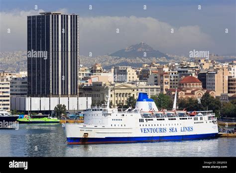 Ferry,Port of Piraeus,Athens,Greece,Europe Stock Photo - Alamy