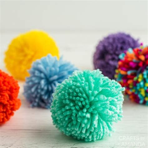 How to Make a Pom Pom - Crafts by Amanda - Crafts for Seniors