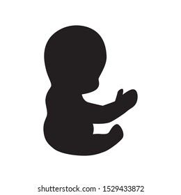 Baby Silhouette Vector Graphic Design Element: เวกเตอร์สต็อก (ปลอดค่าลิขสิทธิ์) 1529433872 ...