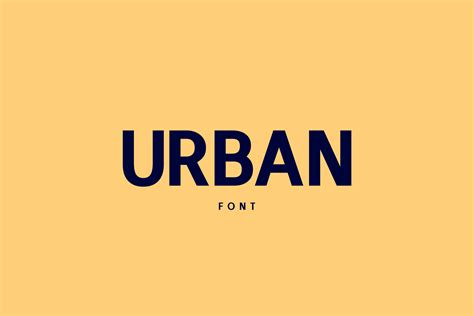 Urban Font by Design Stag · Creative Fabrica