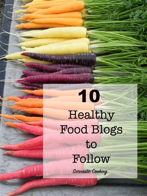 Ten of My Favorite Healthy Food Blogs to Follow - Sarcastic Cooking