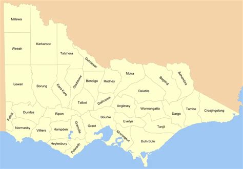 Cities Map of Victoria - MapSof.net