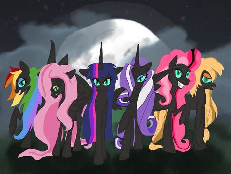 Mlp Nightmare Mane 6 Pony