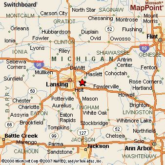 Okemos, Michigan Area Map & More