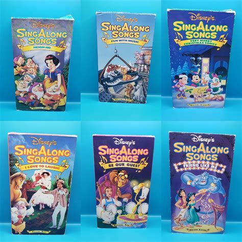 Lot Of Disney Sing Along Songs VHS Tapes Disneyland Fun, 45% OFF