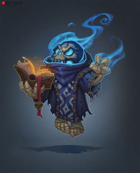 Skeleton Mage Concept by Dmitriy Barbashin Game Character Design, Rpg ...