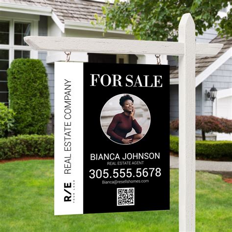 Real Estate Yard Sign for Sale Sign With FREE Shipping Physical 18x24 ...