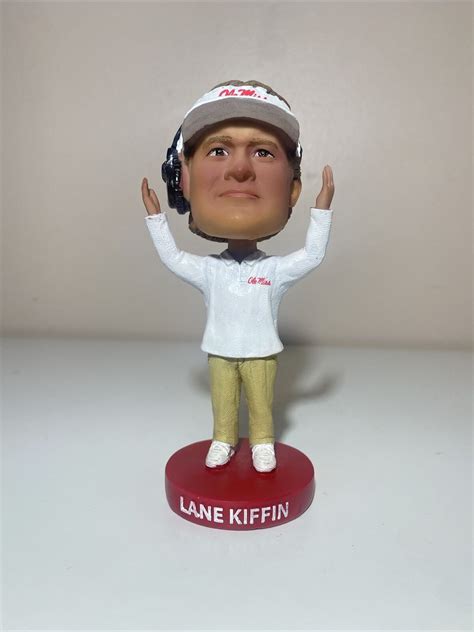 Lane Kiffin, Ole Miss Rebels Football, NCAA Collectible Bobblehead Figurine | eBay