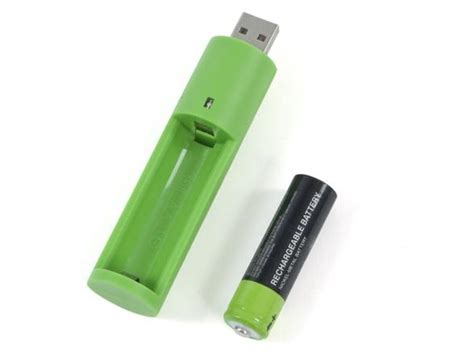 USB AA Single Battery Charger with AA NiMH Battery