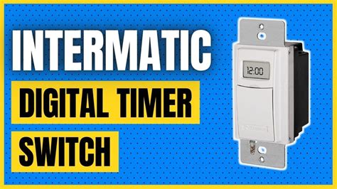 Intermatic ST01 7 Day Programmable In Wall Digital Timer Switch - YouTube