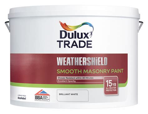 Weathershield Smooth Masonry Paint by Dulux Trade