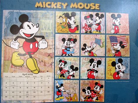 Mickey Mouse Printable Calendar