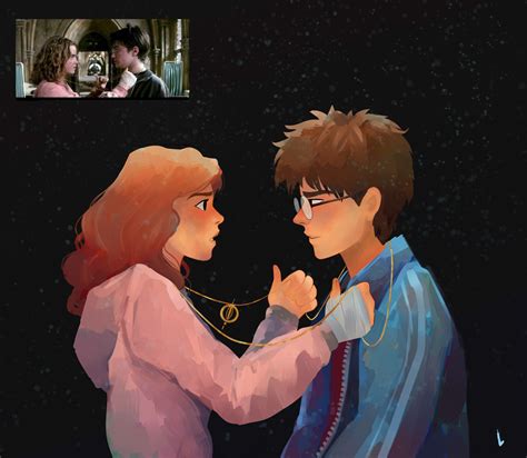 ArtStation - Harry and Hermione Fanart