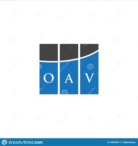 OAV Letter Logo Design on WHITE Background. OAV Creative Initials Letter Logo Concept. OAV ...