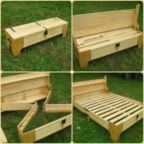 How To Make a DIY Bench That Folds Into A Bed (Perfect Space and Money Saving Solution)