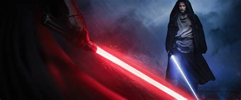 3440x1440 Darth Vader Vs Obi Wan Kenobi UltraWide Quad HD 1440P ,HD 4k ...