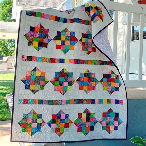 River Scraps Easy quilt pattern for beginner quilter modern | Etsy