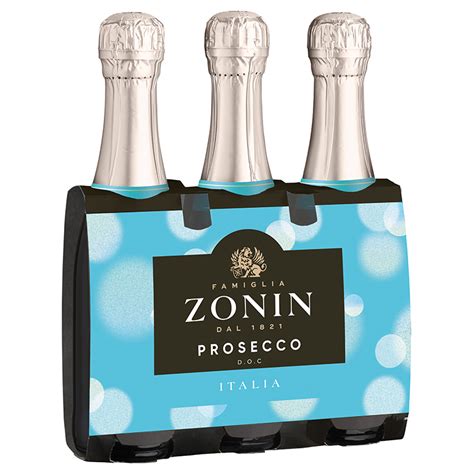 Zonin Prosecco DOC Mini-Pack Sparkling Wine 200ml