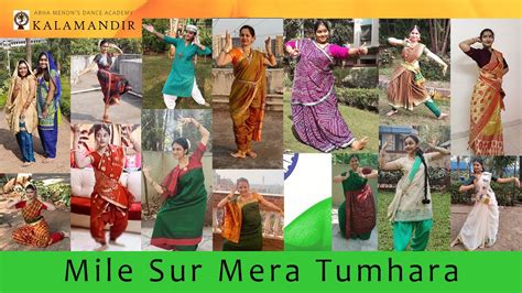 Mile Sur Mera Tumhara | Dance Cover | Republic Day | Kalamandir Dance ...