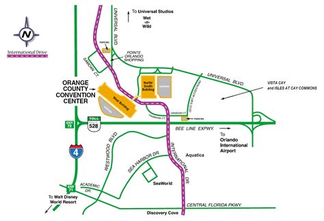 Map Of Orange County Convention Center | Hiking In Map