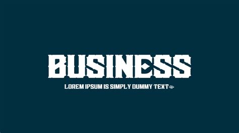 Business Font : Download Free for Desktop & Webfont