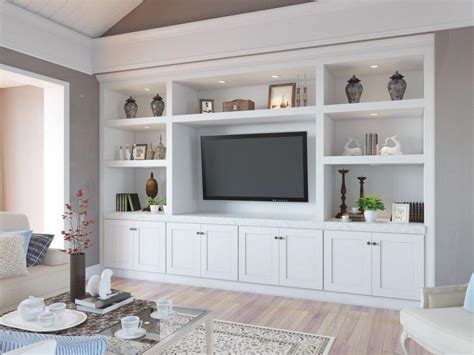 Aspen White Shaker Pre-Assembled TV Room Cabinet - The RTA Store