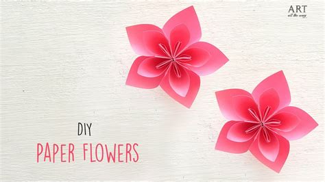 DIY Paper Flowers - Crafts Road